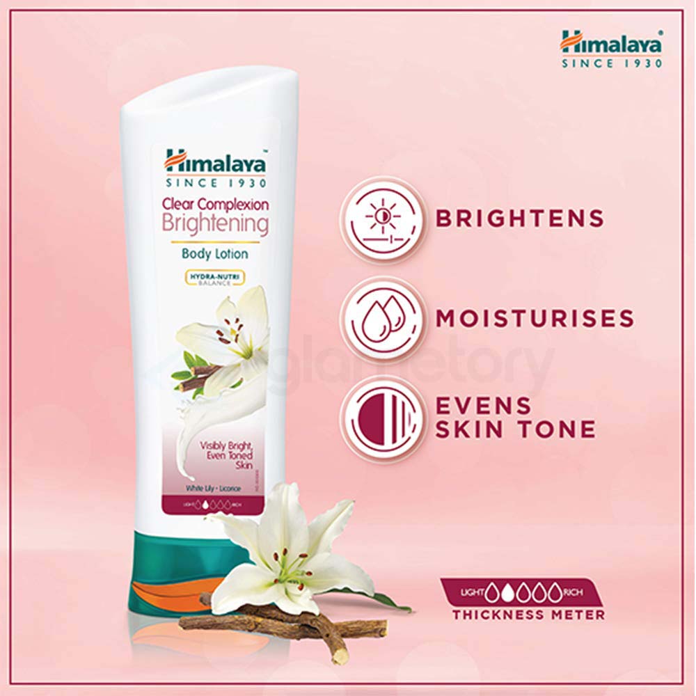 Himalaya Clear Complexion Brightening Body Lotion White Lily Licorice-200ml