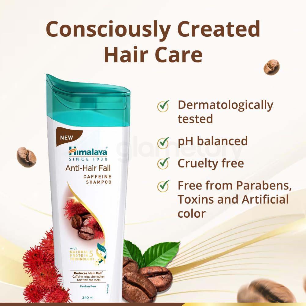 Himalaya Anti Hair Fall Shampoo with Castor & Caffeine-180ml thumbnail 3