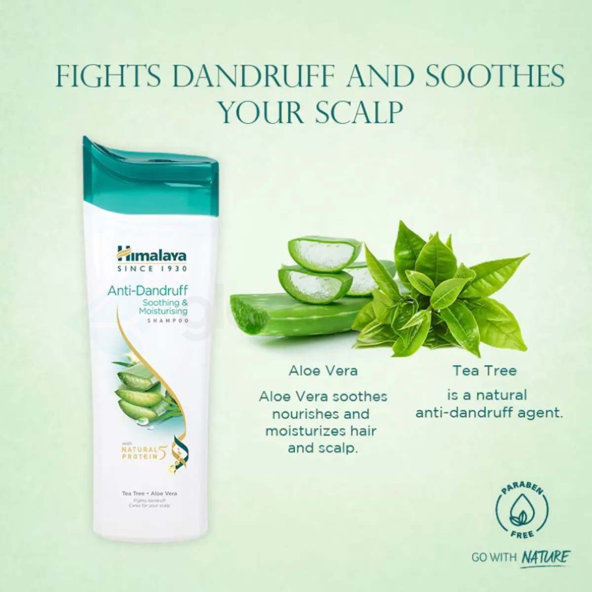 Himalaya Anti Dandruff Soothing & Moisturising Shampoo-180ml thumbnail 5