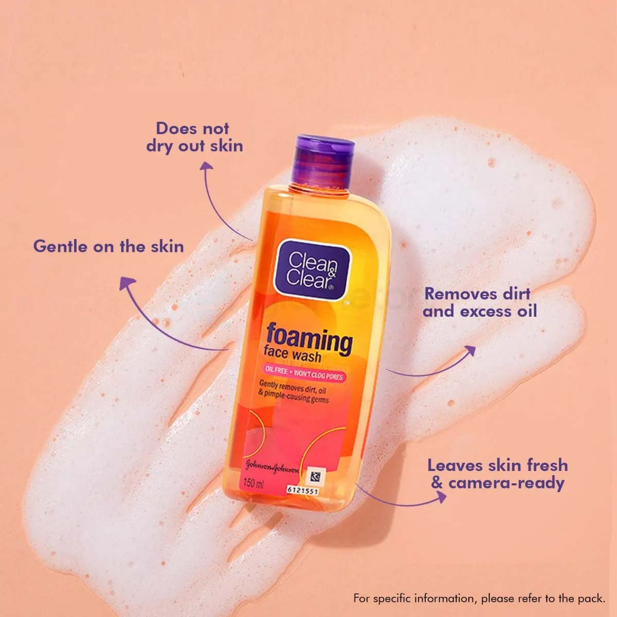 Clean & Clear Foaming Face Wash-100ml