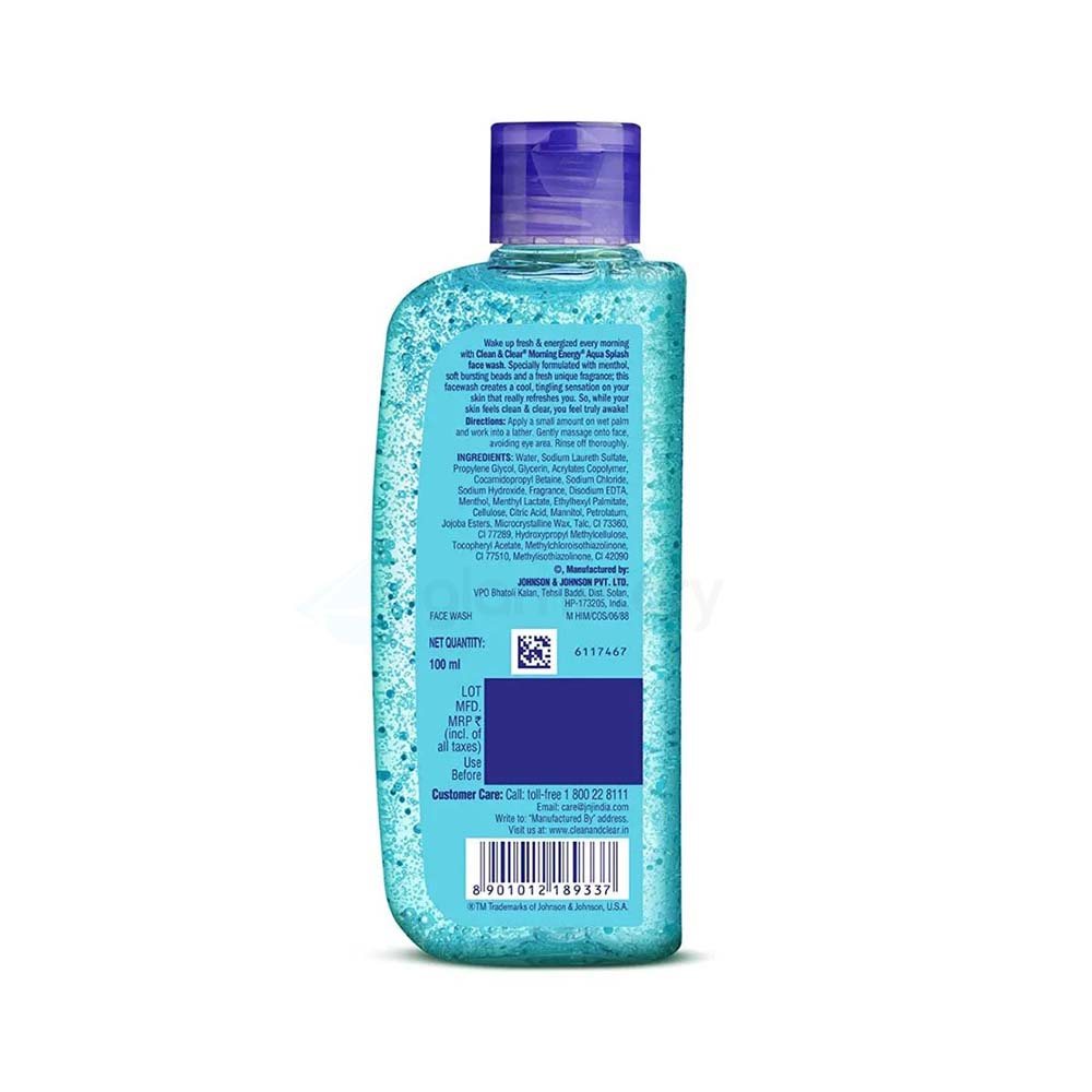 Clean & Clear Morning Energy Aqua Splash Face Wash-100ml