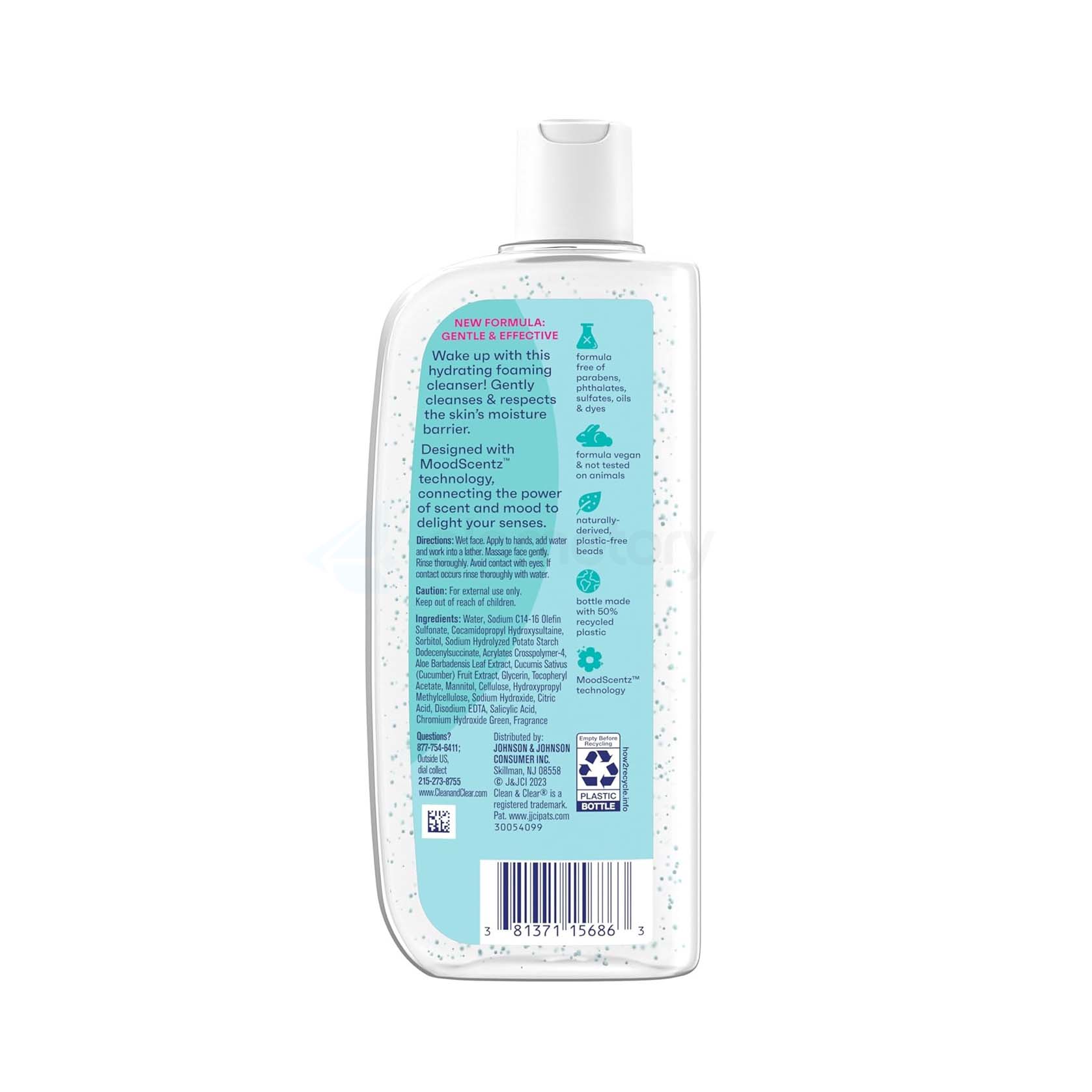 Clean & Clear Morning Burst Hydrating Facial Cleanser-240ml