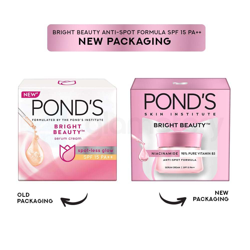 Pond's Bright Beauty Anti-Spot Formula Serum Cream-35g thumbnail 3