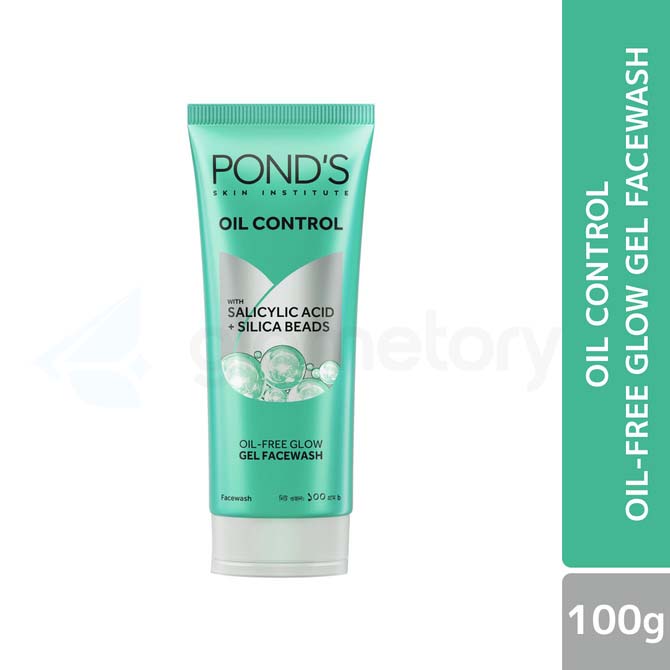Pond's Oil Control Face Wash With Silica Beads-100g