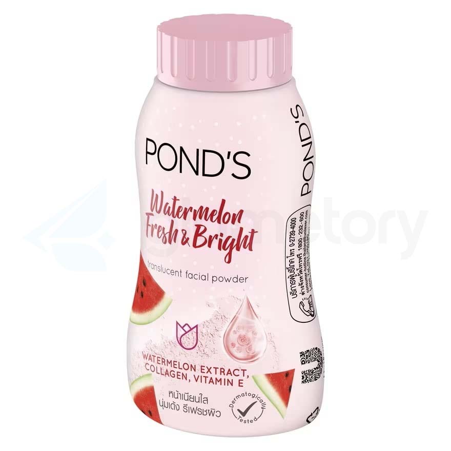 Pond's Watermelon Fresh & Bright Translucent Facial Powder-50g thumbnail 4
