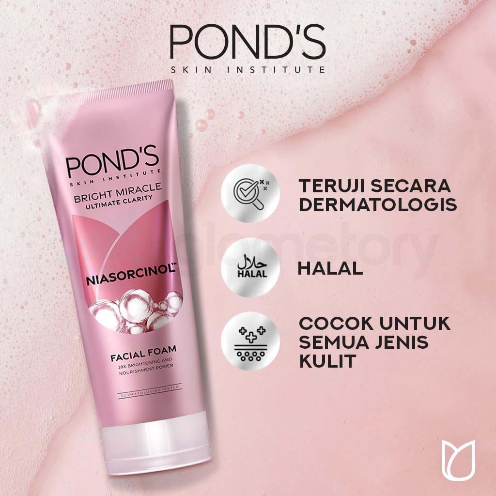 Pond's Bright Miracle Niasorcinol Facial Foam-100gm thumbnail 4