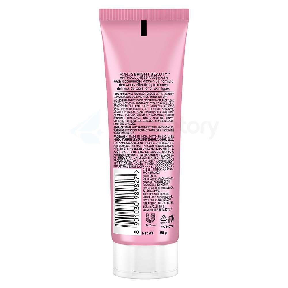 Pond's Bright Beauty Anti Dullness Face Wash-50g