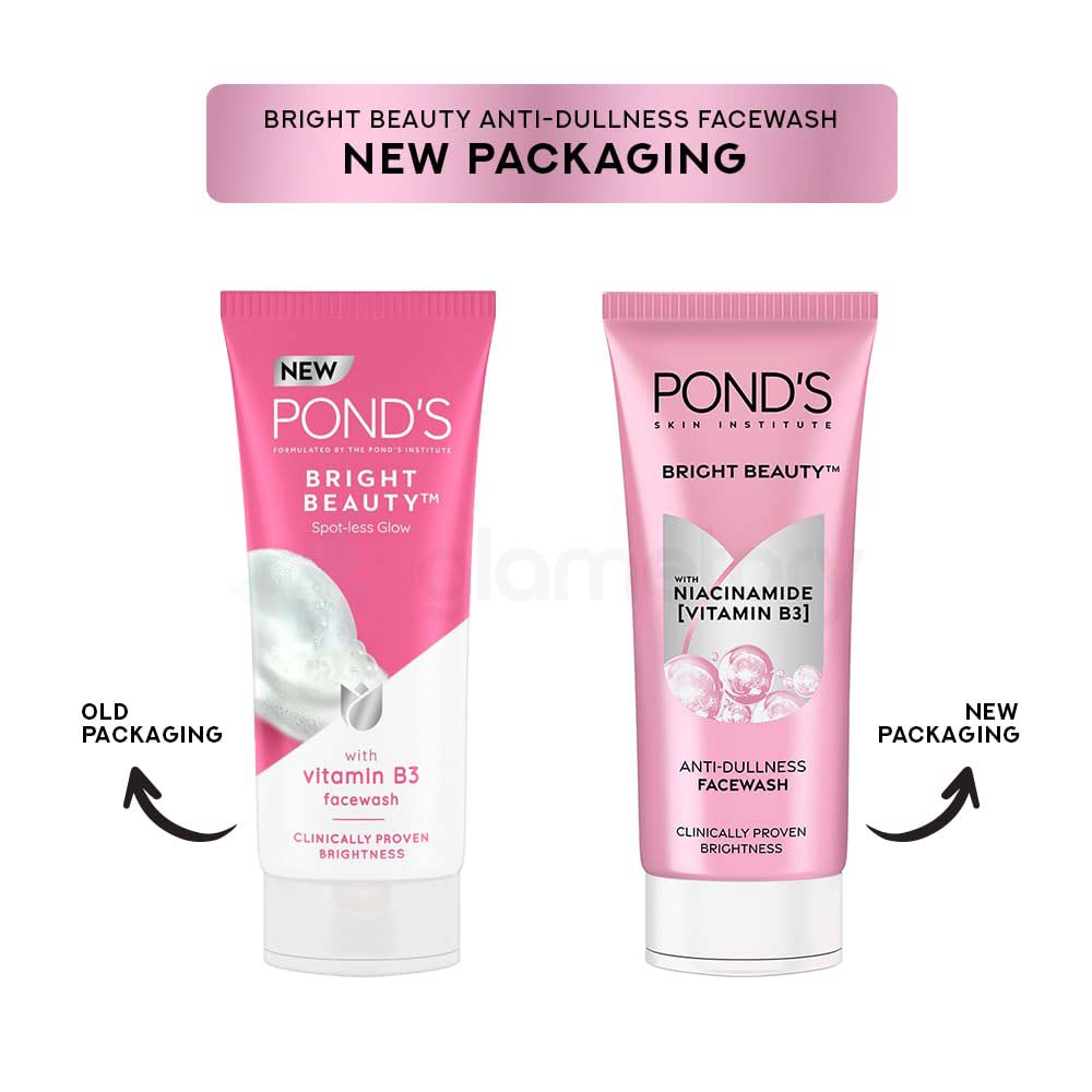Pond's Bright Beauty Anti Dullness Face Wash-50g thumbnail 3