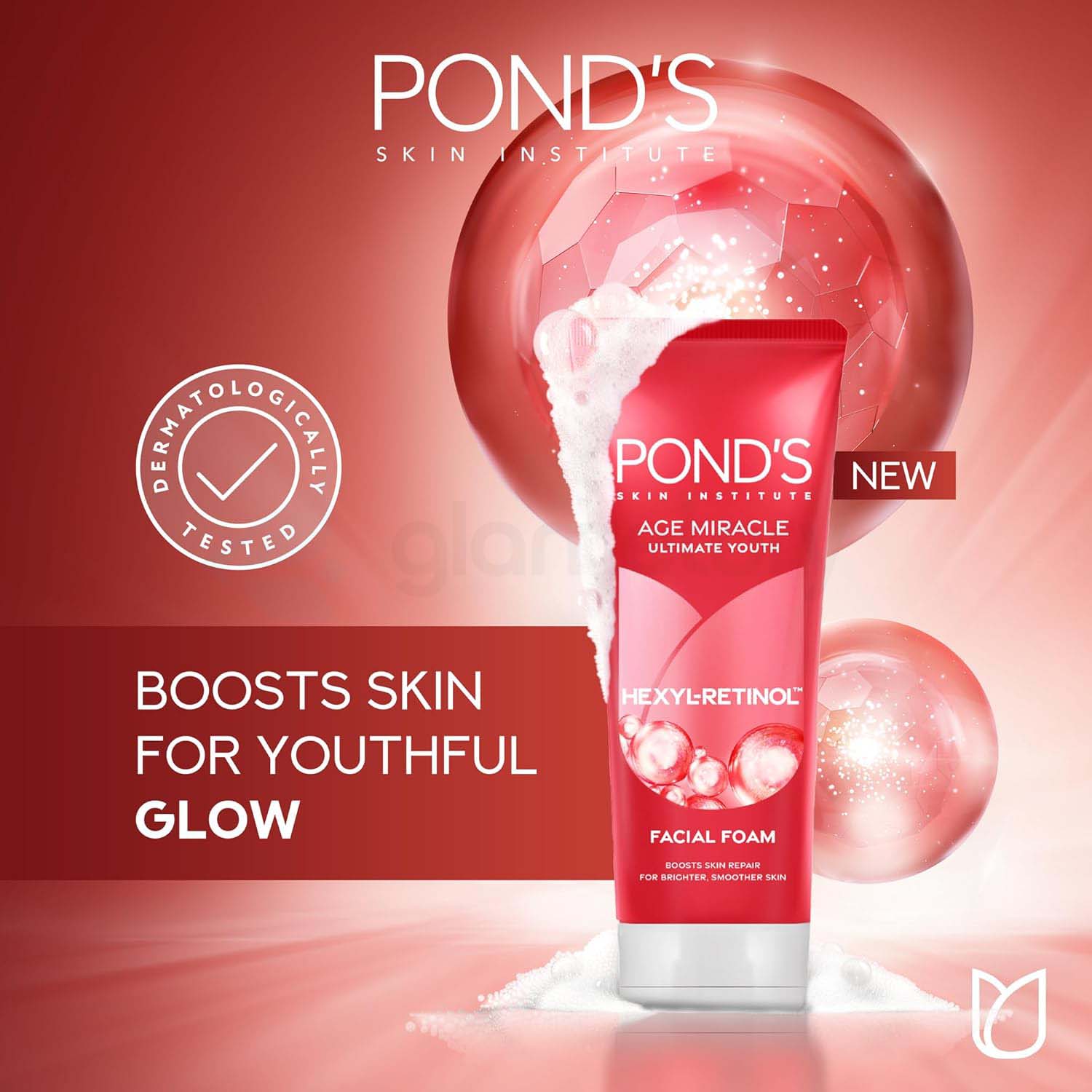 Pond's Age Miracle Hexyl-Retinol Facial Foam-90g thumbnail 4