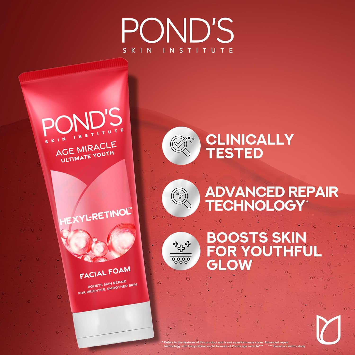 Pond's Age Miracle Hexyl-Retinol Facial Foam-90g thumbnail 5