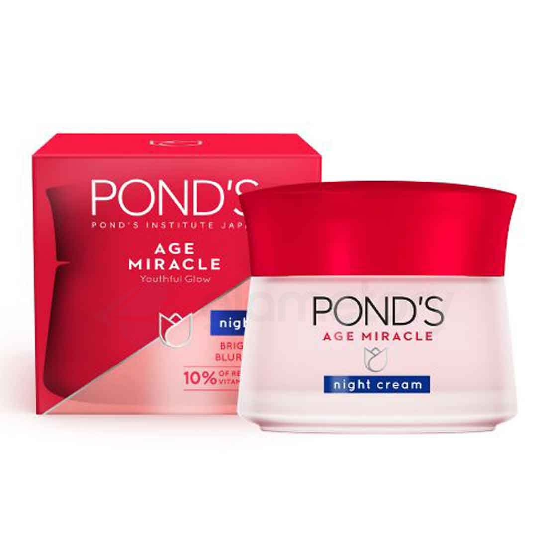 Pond's Age Miracle Youthful Glow Night Cream-45g