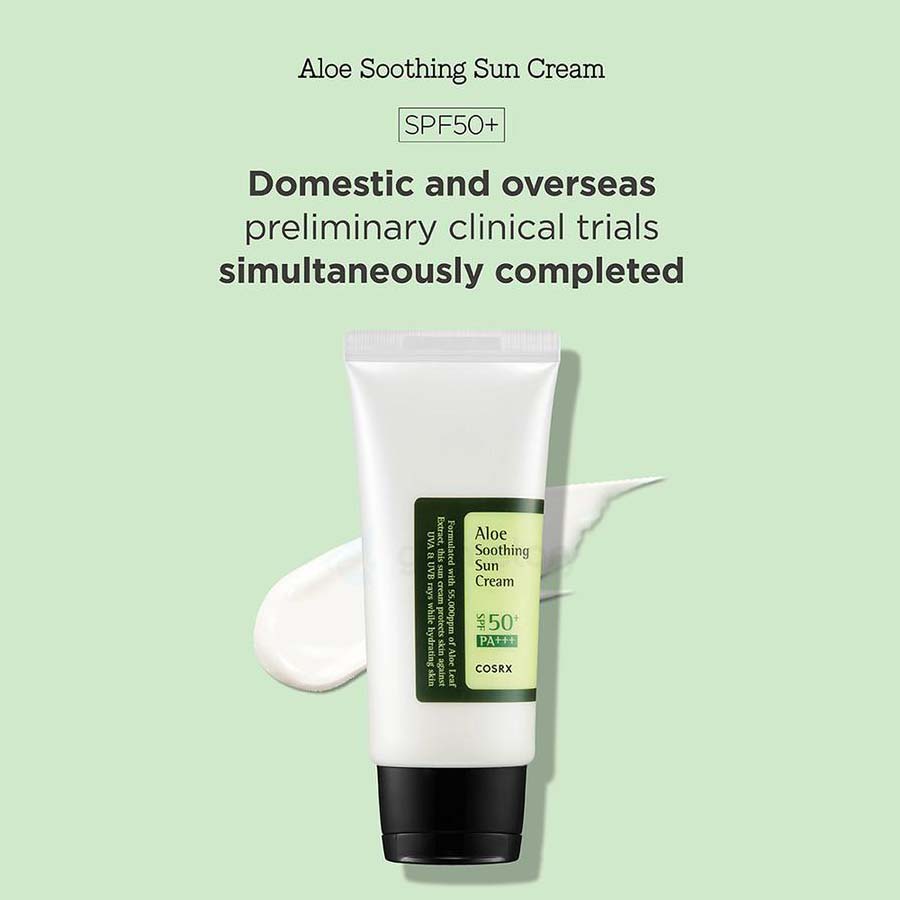 Cosrx Aloe Soothing SPF 50+ Sun Cream-50ml thumbnail 5