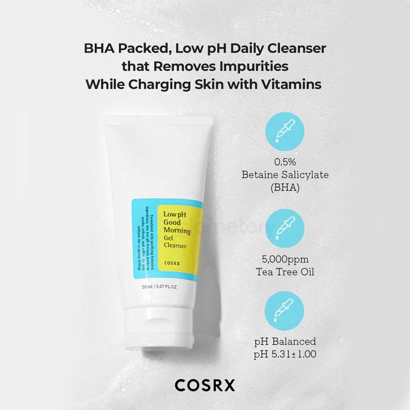 Cosrx Low pH Good Morning Gel Cleanser-50ml