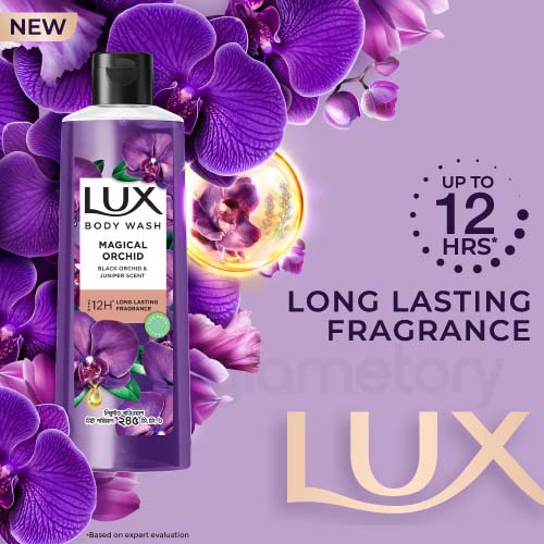 Lux Body Wash Black Orchid Scent & Juniper Oil-245ml thumbnail 4