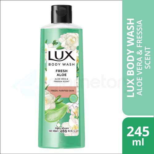 Lux Body Wash Freesia Scent & Aloe Vera-245ml
