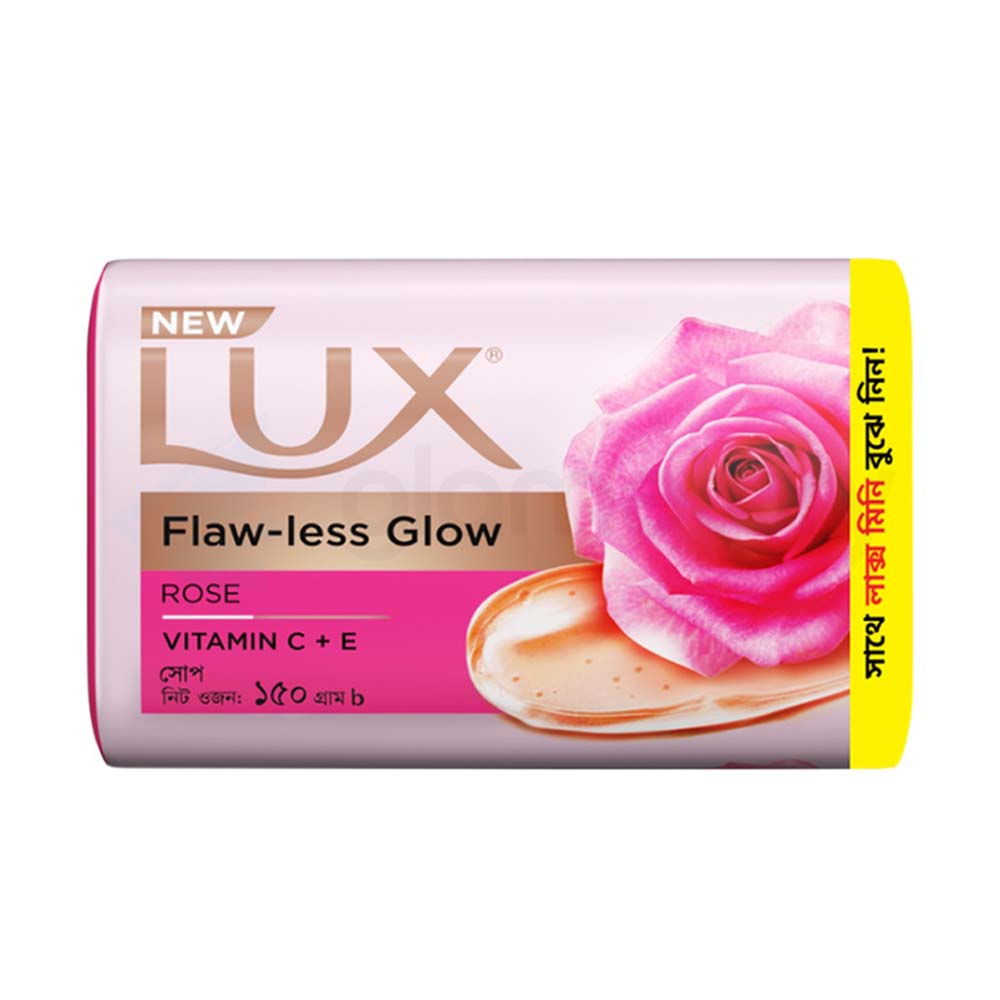 Lux Soap Bar Flawless Glow-150g Free Bar Soap 35g