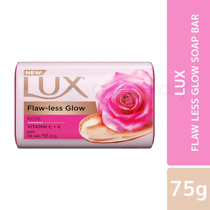 Lux Soap Flaw Less Glow-75gm