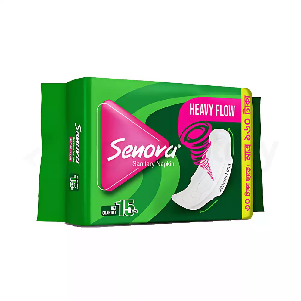 Senora Sanitary Napkin Heavy Flow-15 Pads