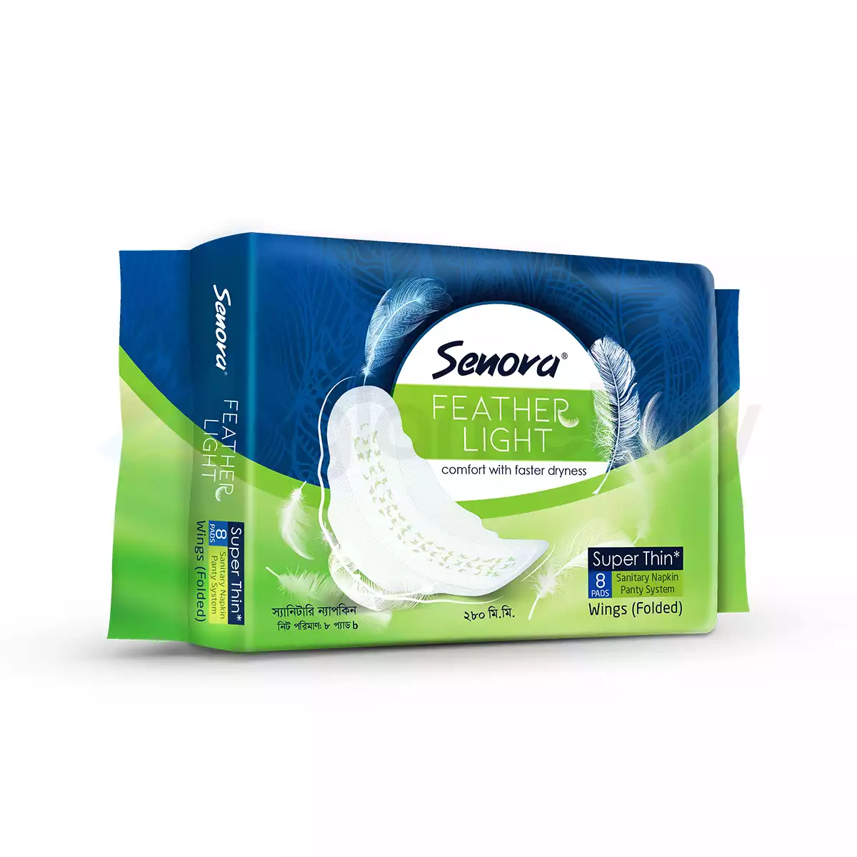 Senora Feather Light Super Thin Sanitary Napkin-8 Pads