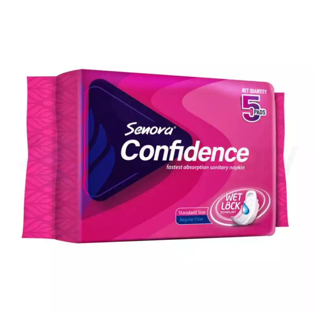 Senora Confidence Regular Flow Sanitary Napkin-5 Pads