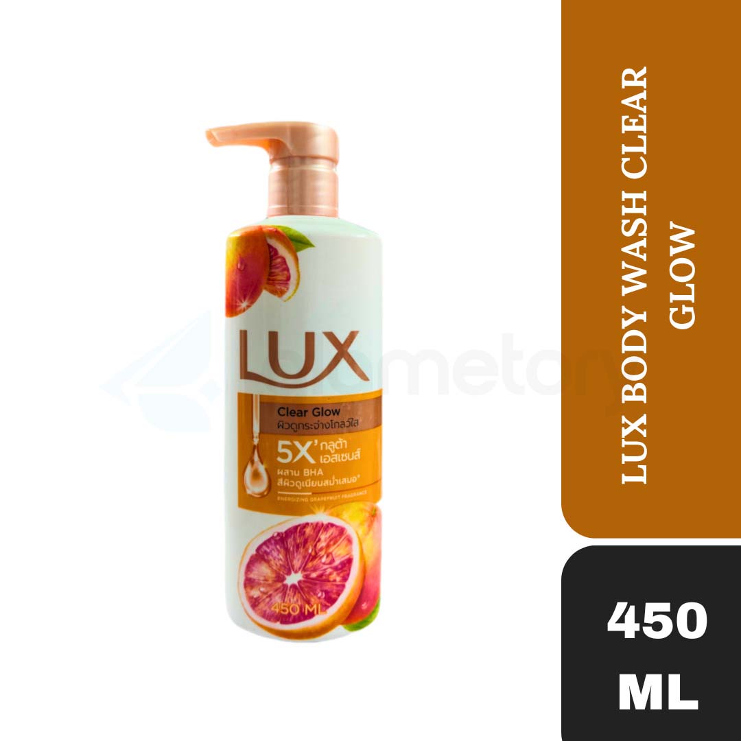 Lux Body Wash Clear Glow-450ml