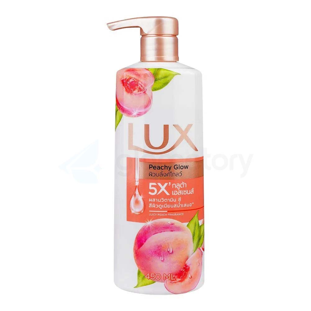 Lux Body Wash Liquid Cooling Peachy Glow-450ml