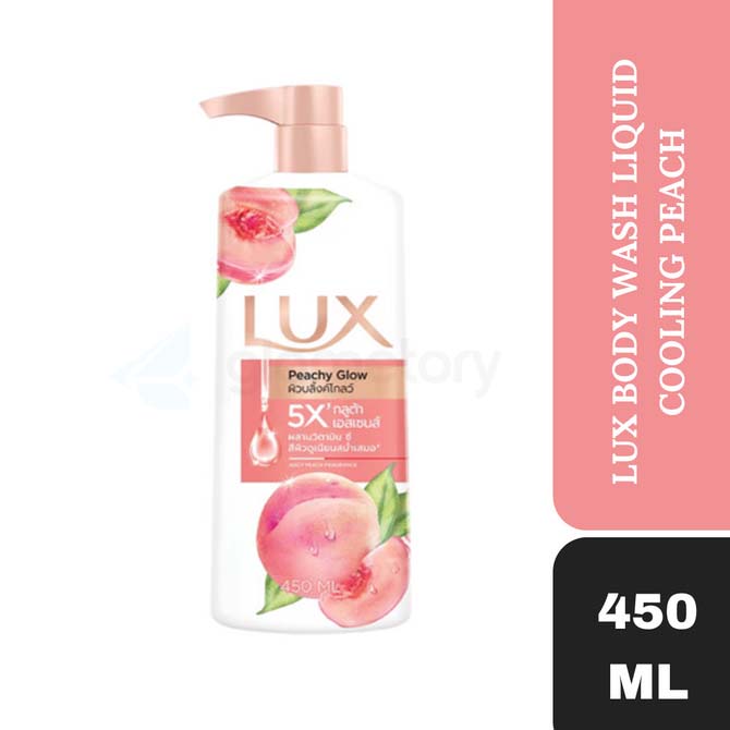 Lux Body Wash Liquid Cooling Peachy Glow-450ml thumbnail 3