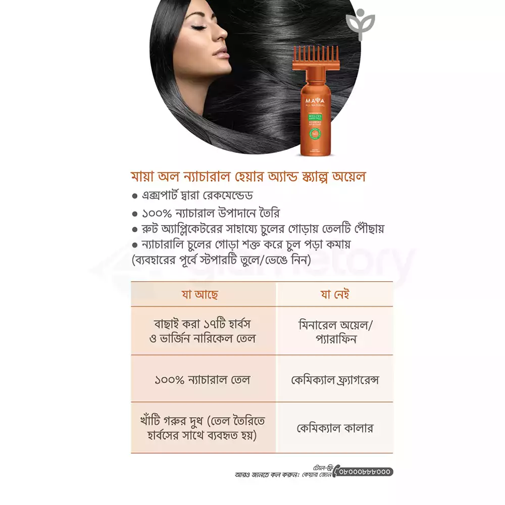 MAYA All Natural Hair & Scalp Oil-100ml