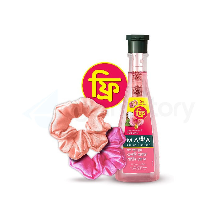Maya True Herbs Rose Coconut Hair Oil-200ml Free 2 Hair Band