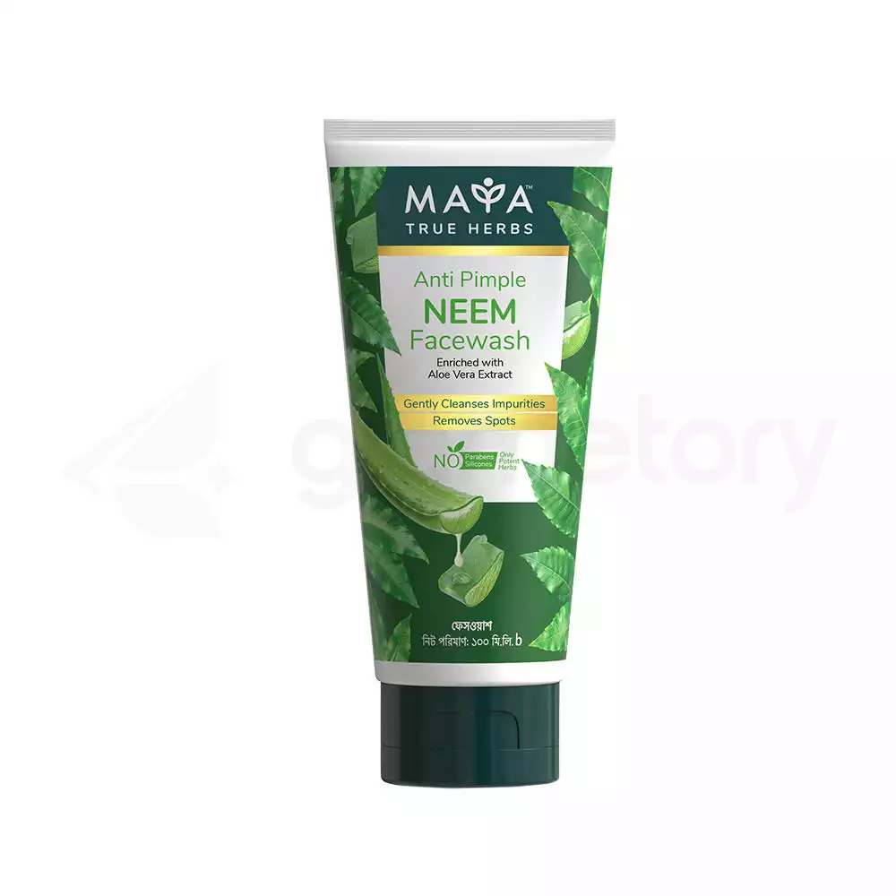 MAYA True Herbs Anti Pimple Neem Face Wash-100ml