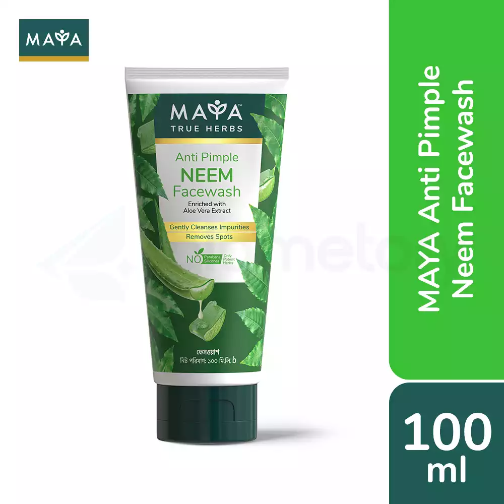 MAYA True Herbs Anti Pimple Neem Face Wash-100ml