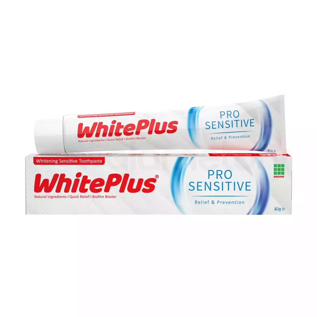 White Plus Pro Sensitive Toothpaste-40g