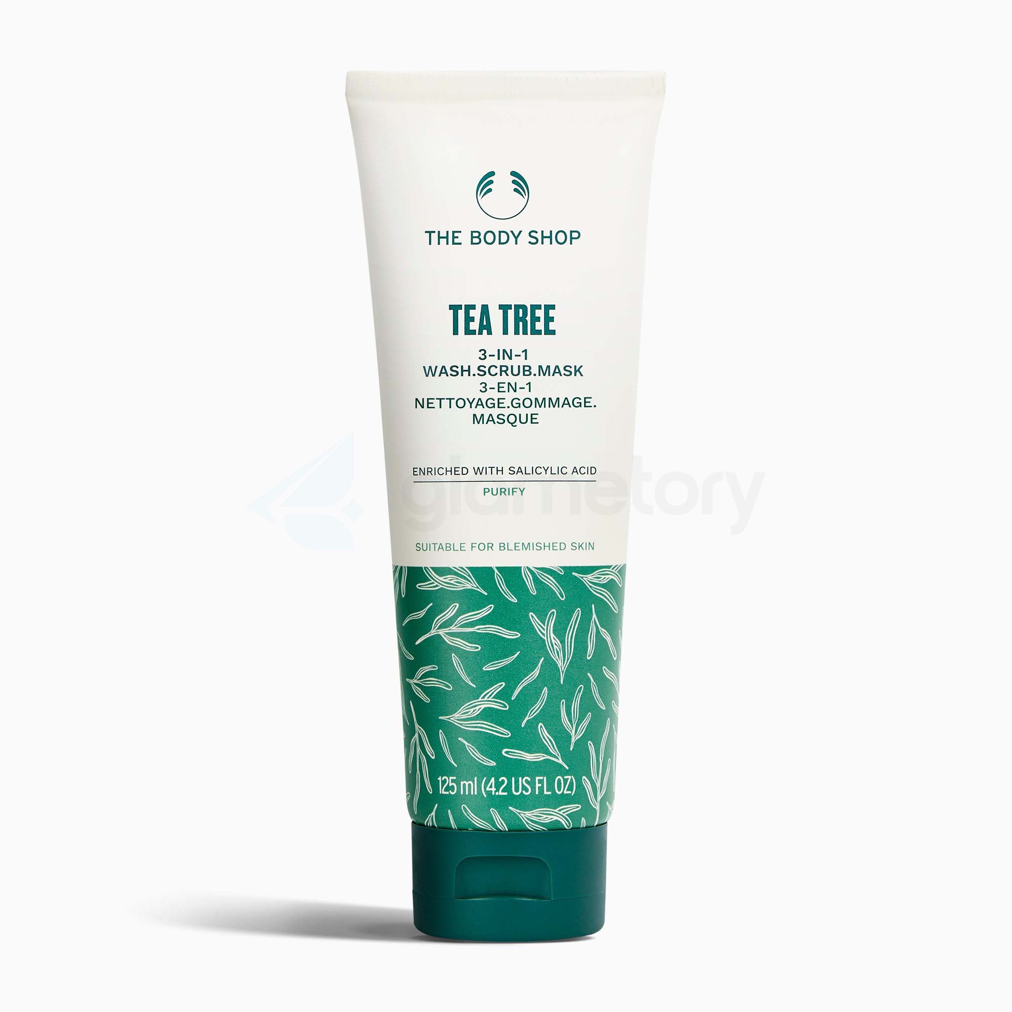 The body shop tea tree 3-in-1 wash scrub mask-125ml