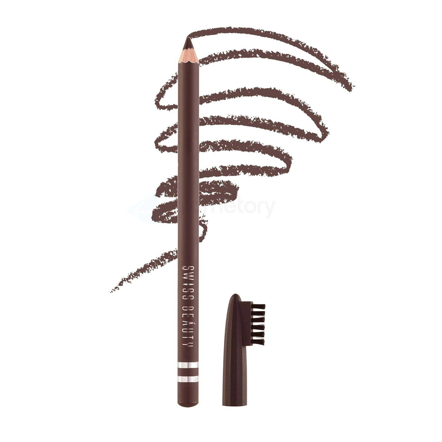 Swiss Beauty Eyebrow Pencil Dark Brown-1.5g