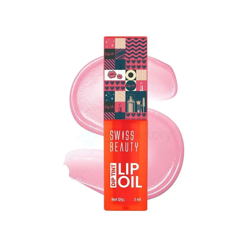 Swiss Beauty Dip Tint Lip Oil Strawberry-3ml