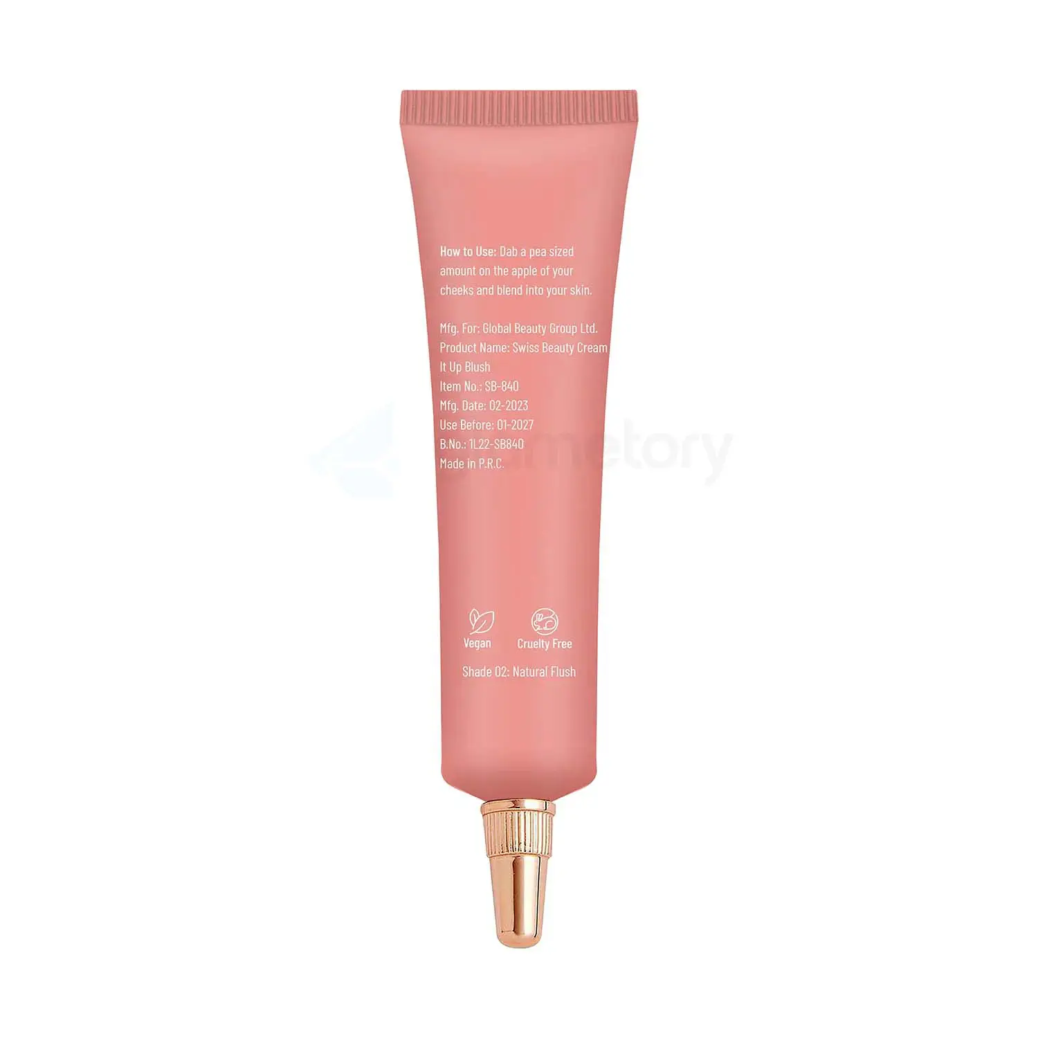 Swiss Beauty Cream It Up Blush Natural Flush Shade