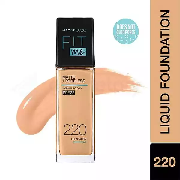 Maybelline Fit Matte & Proeless 16H SPF 22 Shade 220