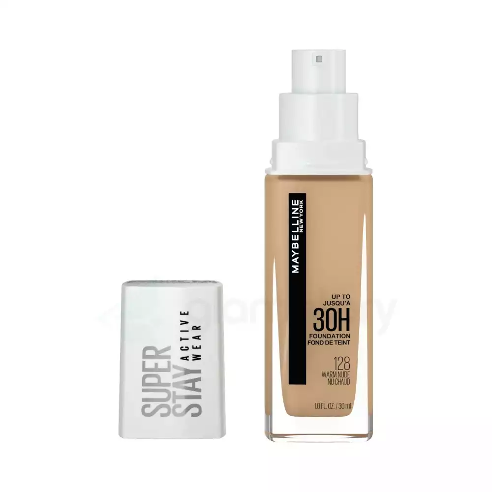Maybelline Super Stay Active Wear 30H Foundation 128 Warm Nude