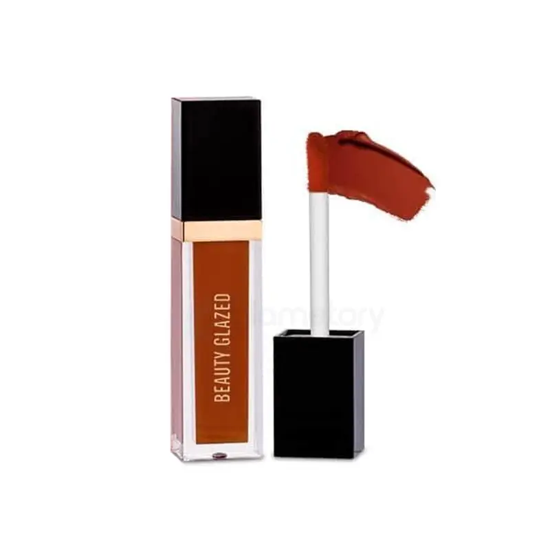 Beauty Glazed Matte Liquid Lipstick-Dark Brown 118
