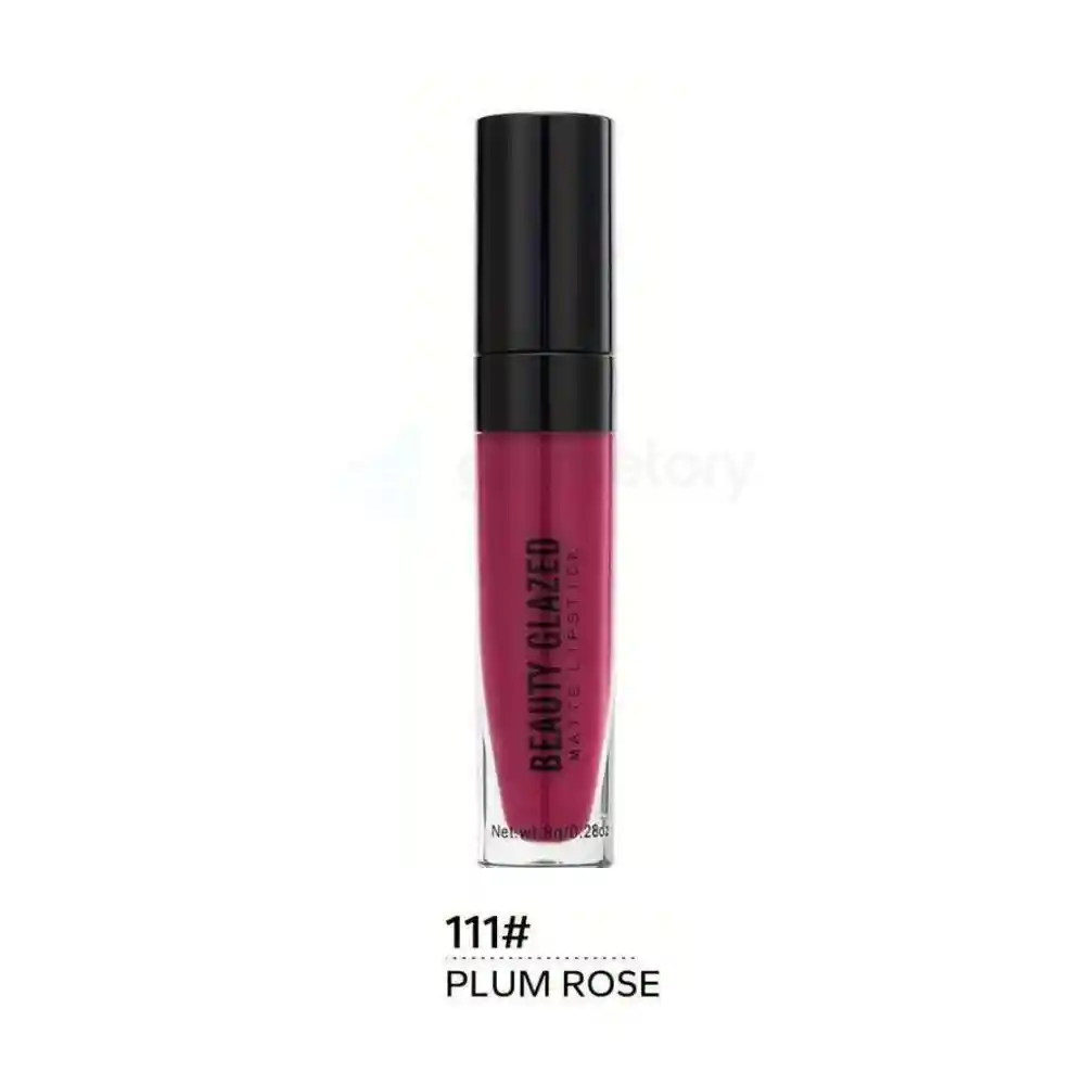 Beauty Glazed Matte Lipstick-Plum Rose 111