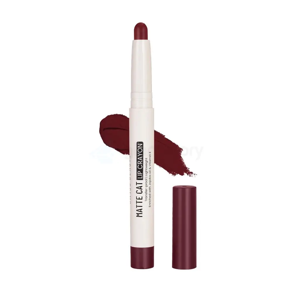 Swiss Beauty Matte Cat Lip Crayon 23 Shade Murphy Wood