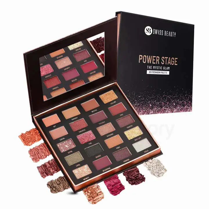 Swiss Beauty Power Stage The Mystic Glam 20 Eyeshadow Palette thumbnail 3