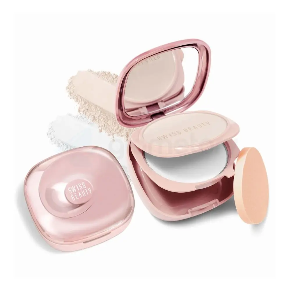 Swiss Beauty Matte & Set Duo Compact 01 Ivory & Translucent