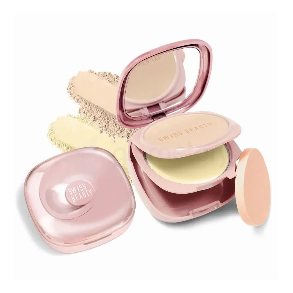 Swiss Beauty Matte & Set Duo Compact 03 Sand & Banana thumbnail 3