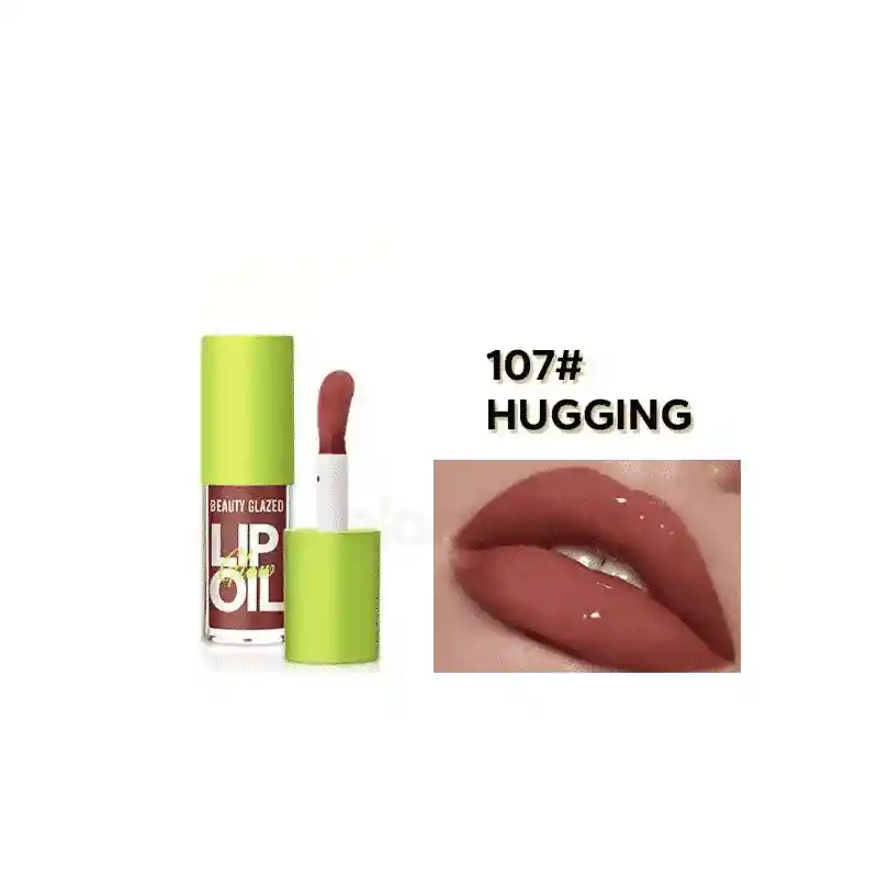 Beauty Glazed Glow Lip Oil-Hugging 107