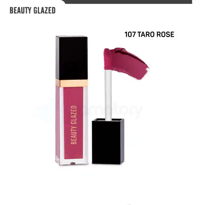 Beauty Glazed Matte Liquid Lipstick-Taro Rose 107