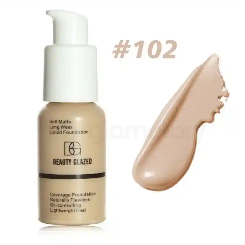 Beauty Glazed Soft Matte Liquid Foundation-Nude 102