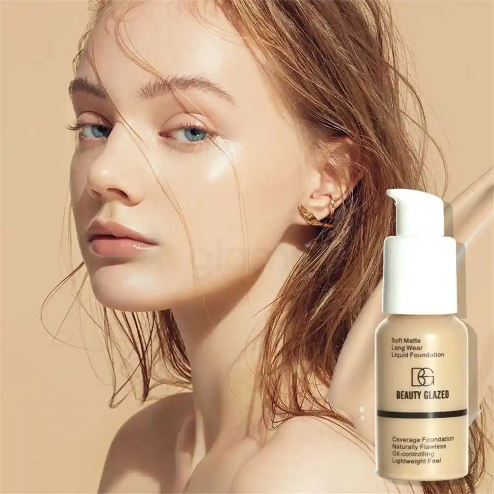 Beauty Glazed Soft Matte Liquid Foundation-Nude 102