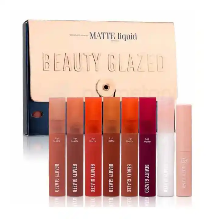 Beauty Glazed Mini Outfit Matte Liquid Lipstick Set-8pcs
