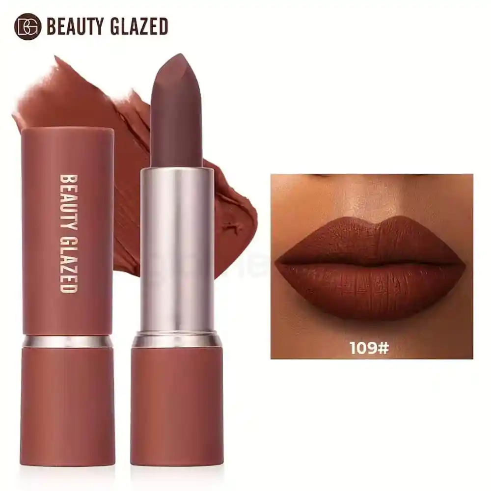 Beauty Glazed Modern Matte Long Lasting Lipstick Color-109